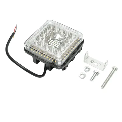 Lampa LED 9-36V, 40W, culoare alb-galben, carcasa aluminiu 110x107x50mm - imagine 2