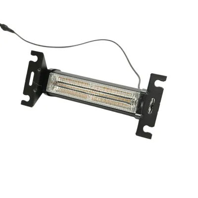 Set 2 lampi LED galbene 12V, 18W, 17 moduri stroboscopice, prindere cu ventuze, carcasa aluminiu 165x42x42mm Breckner Germany - imagine 3