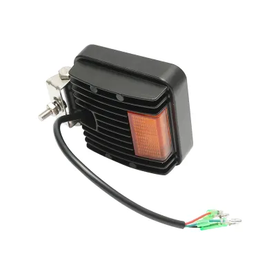 Proiector LED cu semnalizare 12-48V, 48W, 3 functii, carcasa aluminiu 110x110x42mm - imagine 4