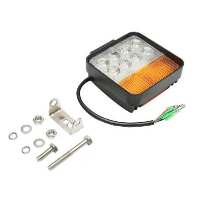 Proiector LED cu semnalizare 12-48V, 48W, 3 functii, carcasa aluminiu 110x110x42mm - imagine 2