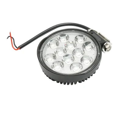 Proiector LED rotund tip spot 12-60V, 36W, carcasa aluminiu 115x115x45mm - imagine 4