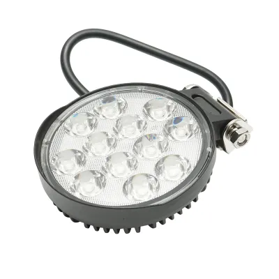 Proiector LED rotund tip spot 12-60V, 36W, carcasa aluminiu 110x110x40mm - imagine 4