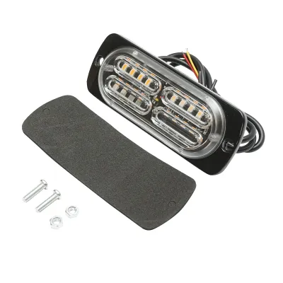 Lampa gabarit LED 12-24V, 20W, galben, 20 LED-uri 110x40x12mm - imagine 2