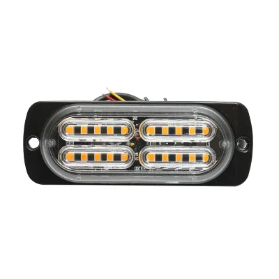 Lampa gabarit LED 12-24V, 20W, galben, 20 LED-uri 110x40x12mm