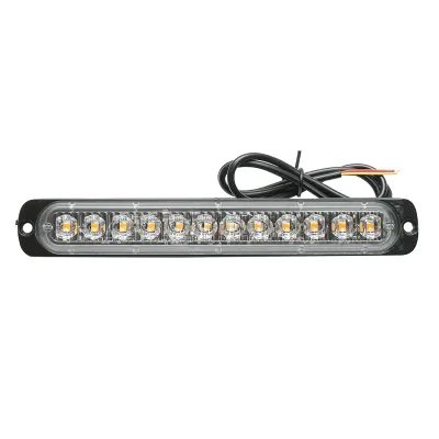 Lampa gabarit LED 12-24V, 24W, galben, 12 LED-uri 190x30x12mm