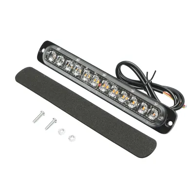 Lampa gabarit LED 12-24V, 24W, galben, 12 LED-uri 190x30x12mm - imagine 2