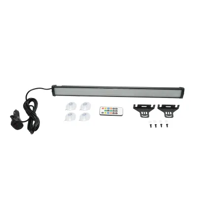 Bara LED RGB cu ventuze, 18W, 12-36V cu telecomanda, bluetooth, aplicatie LED LAMP 520x45x40mm