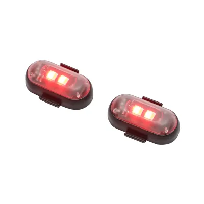 Set 2 lampi LED RGB stroboscopice cu telecomanda, 10 moduri, 8 culori, baterie litiu 110mAh reincarcabila USB-C IP65 - imagine 8