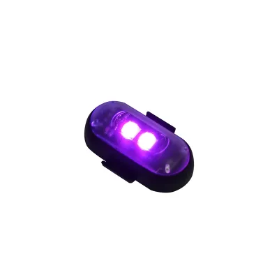 Set 6 lampi LED RGB stroboscopice cu telecomanda, 10 moduri, 8 culori, baterie litiu 110mAh reincarcabila USB-C IP65 - imagine 6