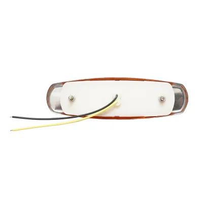 Lampa gabarit laterala LED 24V, galbena 12 LED-uri 155x46x13mm - imagine 3