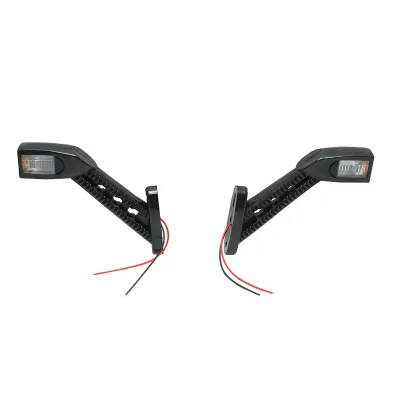 Set Lampi gabarit laterale LED cu brat 24V, rosu-alb-galben