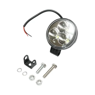 Lampa cu 3 LED-uri 10-30V, 9W, 6000K unghi radiere 30 de grade tip spot 82x52mm IP67 - imagine 2