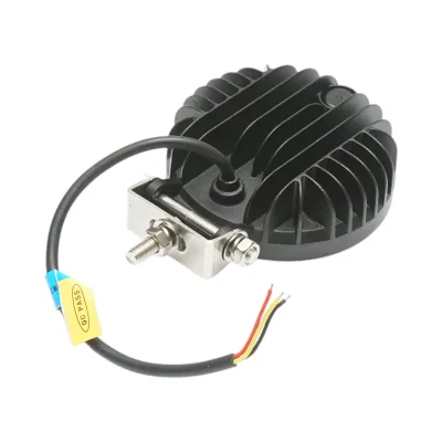 Proiector rotund LED cu DRL 9-80V, 36W alb-galben, carcasa aluminiu 108x108x40mm IP67 Breckner Germany - imagine 3