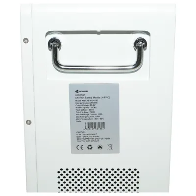 Baterie Li-ion 2.56kW LiFePO4 25.6V, 100Ah cu BMS, deep cycle, display LCD 410x370x160mm IP54 Bourget - imagine 8