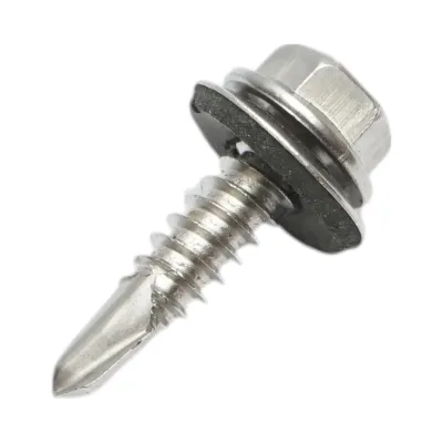 Surub autoforant 6.3x25mm cu saiba EPDM pentru prinderi panouri solare fotovoltaice