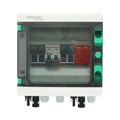 Tablou sigurante echipat 6KW DC sistem fotovoltaic 2 stringuri ON/OFF GRID Breckner Germany - imagine 2