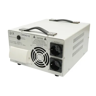 Stabilizator automat de tensiune 5200VA cu servomotor monofazat, 2 prize schuko 230V, afisaj LCD Breckner Germany - imagine 3