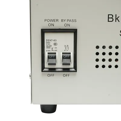 Stabilizator automat de tensiune 10.5KVA cu servomotor monofazat, 2 prize schuko 230V, afisaj LCD Breckner Germany - imagine 5