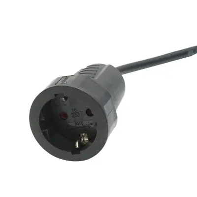 Prelungitor electric cu tambur retractabil automat 10m, montaj pe perete, priza Schuko 16A/250V - imagine 4