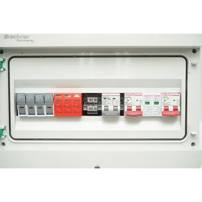 Tablou sigurante echipat DC/AC 3kW-5kW cu protectie la baterii de 125Ah pentru invertoare ON/OFF Grid prosumator IP66 Breckner Germany - imagine 6