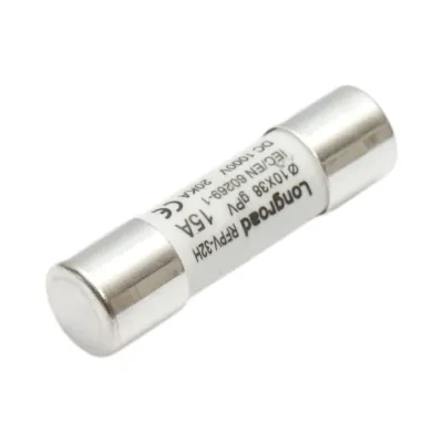 Siguranta fuzibila 10x38mm cilindrica gPV, 15A, 1000V pentru sisteme solare RFPV-32H Longroad - imagine 2