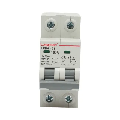 Separator, intrerupator de suprasarcina automat 2P, 100A, 550VDC Longroad