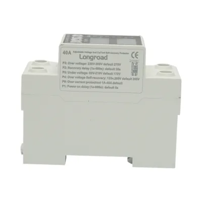 Releu digital monofazic 40A, 230V pentru monitorizare si protectie subtensiune, supratensiune AVP-40A Longroad - imagine 3