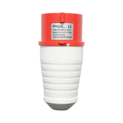Stecher, fisa pentru priza industriala trifazata 16A, 415V, IP44, 6H Breckner Germany - imagine 2