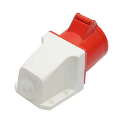 Priza industriala aparenta trifazica 32A, 380V, IP44, 6H Breckner Germany - imagine 3