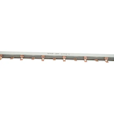 Pieptene, busbar monofazic 1m, 2P, 63A, 56 module pentru alimentare sigurante automate Longroad - imagine 2
