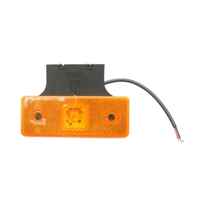 Lampa gabarit laterala dreapta LED 12-24V galbena cu suport 110x42x7mm Breckner Germany
