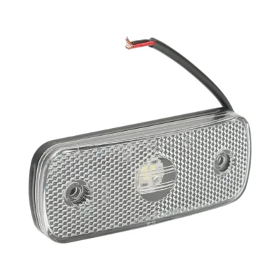 Lampa gabarit laterala slim LED 12-24V alba 108x43.5x12mm Breckner Germany - imagine 2