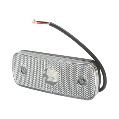Lampa gabarit laterala slim LED 12-24V alba 108x43.5x12mm Breckner Germany - imagine 4