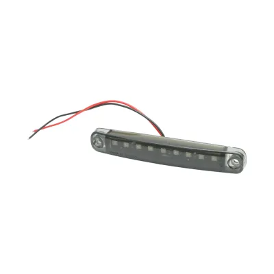 Lampa gabarit laterala slim LED 12-24V rosu fumuriu 100x15x10mm FR0176 - imagine 2