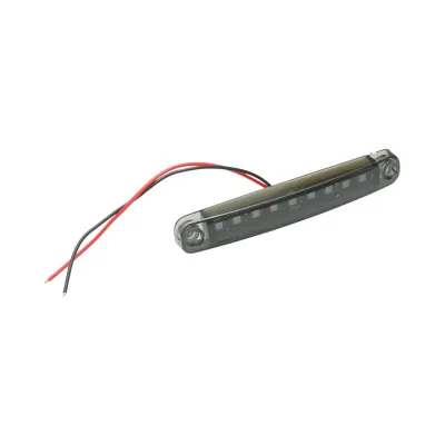 Lampa gabarit laterala slim LED 12-24V rosu fumuriu 100x15x10mm FR0176 - imagine 4