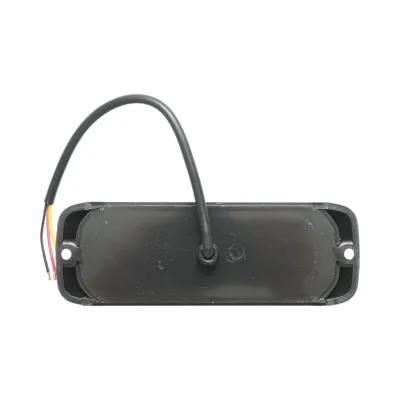 Lampa laterala stroboscopica LED 12-24V galbena 9 functii 132x46x19mm FR1287 - imagine 3