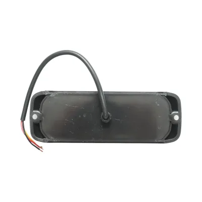 Lampa laterala stroboscopica LED 12-24V rosie 9 functii 132x46x19mm FR1287 - imagine 3