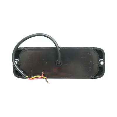 Lampa laterala stroboscopica LED 12-24V alba 9 functii 132x46x19mm FR1287 - imagine 3