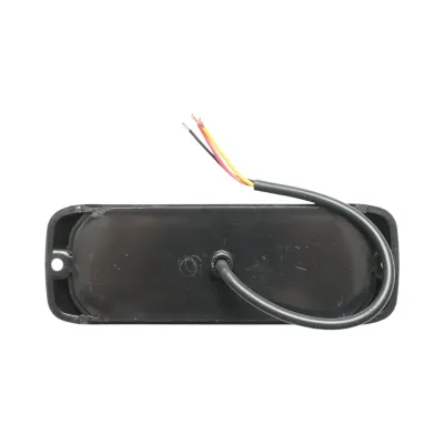Lampa laterala stroboscopica LED 12-24V galben-alb 9 functii 132x46x19mm FR1287 - imagine 3