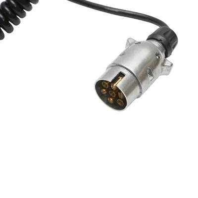 Telecomanda industriala cu 2 comenzi, cablu spiral si fisa priza 7 pini Breckner Germany - imagine 5