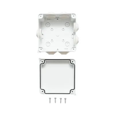 Doza derivatie patrata aparenta 7 intrari 100x100x70mm IP65 Breckner Germany - imagine 5