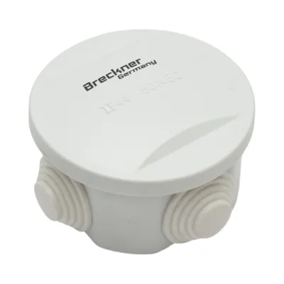 Doza derivatie rotunda aparenta 4 intrari 50x50mm IP44 Breckner Germany