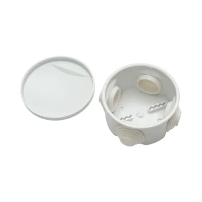 Doza derivatie rotunda aparenta 4 intrari 50x50mm IP44 Breckner Germany - imagine 2