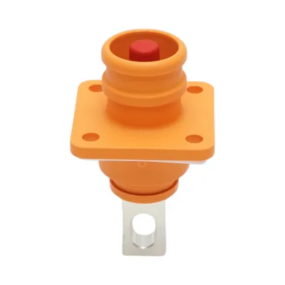 Conector baterie tata portocaliu 1500V/250A pentru cablu cupru 50mm² IP68 Leader