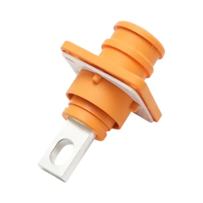 Conector baterie tata portocaliu 1500V/250A pentru cablu cupru 50mm² IP68 Leader - imagine 2