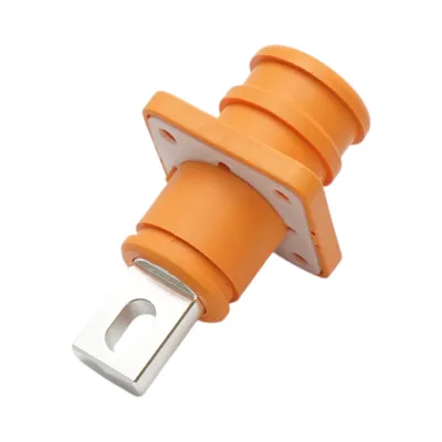 Conector baterie tata portocaliu 1500V/350A pentru cablu cupru 95mm² IP68 Leader - imagine 2