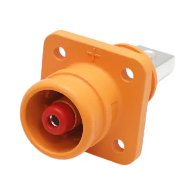 Conector baterie tata portocaliu 1500V/350A pentru cablu cupru 95mm² IP68 Leader - imagine 3
