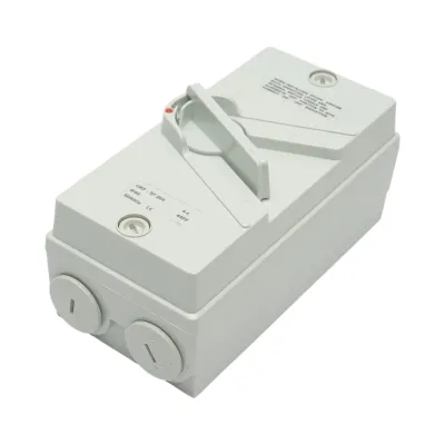 Intrerupator izolator 3P, 440V AC, 20A ON/OFF cu protectie IP66 - imagine 2