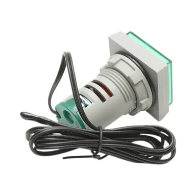 Indicator digital temperatura cu sonda LED verde 220V/380V AC Ø 22mm Breckner Germany - imagine 5