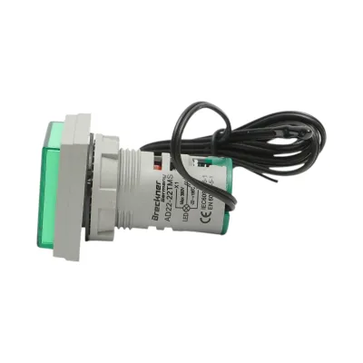 Indicator digital temperatura cu sonda LED verde 220V/380V AC Ø 22mm Breckner Germany - imagine 4